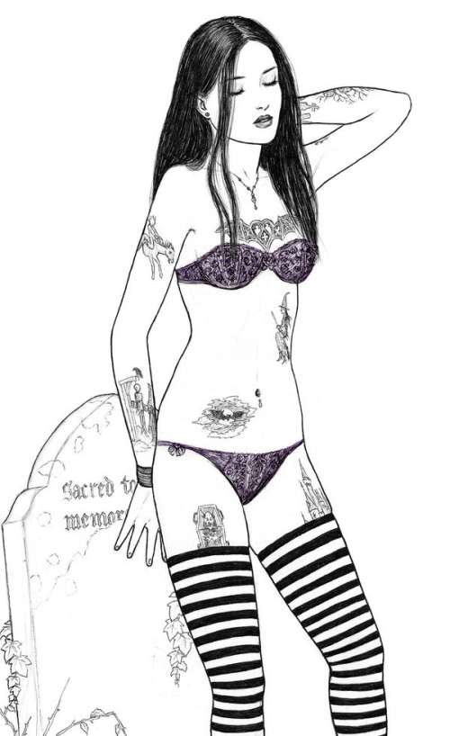 goth in stockings by dashinvaine d2jqlsk 150